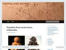 Tablet Screenshot of marchingunderbanners.net
